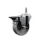 Service Caster Semi Steel Swivel Grip Ring Caster 4'' Wheel & 7/16'' Stem w/Brake SCC-GR20S415-SSR-PLB-716138 - alternate 1